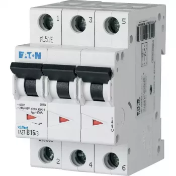 Eaton FAZT-C16/3 3-polīgais 16 A C-raksturlīknes automātiskais slēdzis 240895
