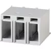 Eaton 260038 spaiļu pārsegs NZM2 3-poliem automātiskajiem slēdžiem, BG2 izmērs, pelēks