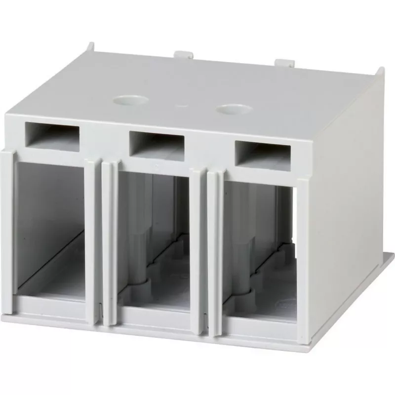 Eaton 260038 spaiļu pārsegs NZM2 3-poliem automātiskajiem slēdžiem, BG2 izmērs, pelēks