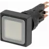Eaton Q25LT-WS Pushbutton Actuator, Momentary, Illuminated White Lens, Black Button, 22.5 mm, RMQ-Titan 086262