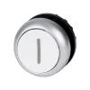 Eaton M22-DR-W-X1 plakanais baltais fiksējošais spiedpogas aktuators, 22,5 mm, IP67/IP69K