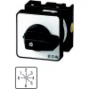 Eaton T0-3-8244/E vadības slēdzis, 7 pozīcijas, 6,5 kW, 3 polu, melns rokturis