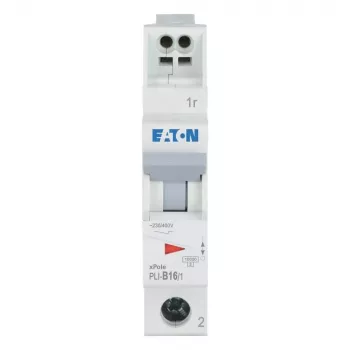 Eaton PLI-B16/1 automātiskais slēdzis B tips 16A 1 pols 4.5kA DIN sliedei 101251