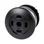 Eaton M22-DP-S-X iegremdēts spiedpogas aktuatators, momentāns, melns, 22,5 mm, IP66/IP67/IP69K 216728