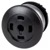 Eaton M22-DP-S-X iegremdēts spiedpogas aktuatators, momentāns, melns, 22,5 mm, IP66/IP67/IP69K 216728