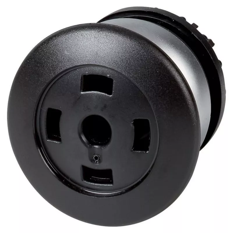 Eaton M22-DP-S-X iegremdēts spiedpogas aktuatators, momentāns, melns, 22,5 mm, IP66/IP67/IP69K 216728