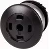Eaton M22-DP-S-X iegremdēts spiedpogas aktuatators, momentāns, melns, 22,5 mm, IP66/IP67/IP69K 216728