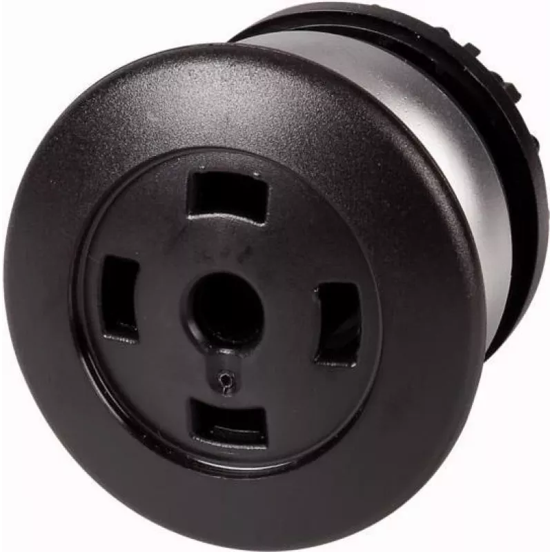 Eaton M22-DP-S-X iegremdēts spiedpogas aktuatators, momentāns, melns, 22,5 mm, IP66/IP67/IP69K 216728