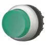 Eaton M22-DRLH-G paaugstināts zaļš spiedpogas izpildmehānisms, tukšs, 22,5 mm 216796