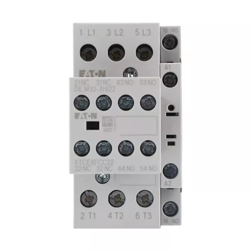 Eaton DILM25-32 3 polu jaudas kontaktors, 230 V AC spole, 11 kW, 25 A, 3NO + 2NO/2NC palīgkontakti 277228