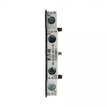 Eaton DILM1000-XHI11-SI palīgkontaktu bloks, 1NO+1NC, sānu montāža, skrūvju spailes 278425