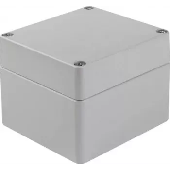 Bopla A 120 universāls korpuss 122 x 120 x 90 mm, alumīnija, sudrabpelēks RAL 7001 01120000.H