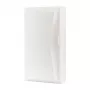 Eaton BC-A-4/52-TW-G 4 rindu virsapmetuma sadales skapis, 52 moduļu vienības, caurspīdīgas durvis, balts 110160
