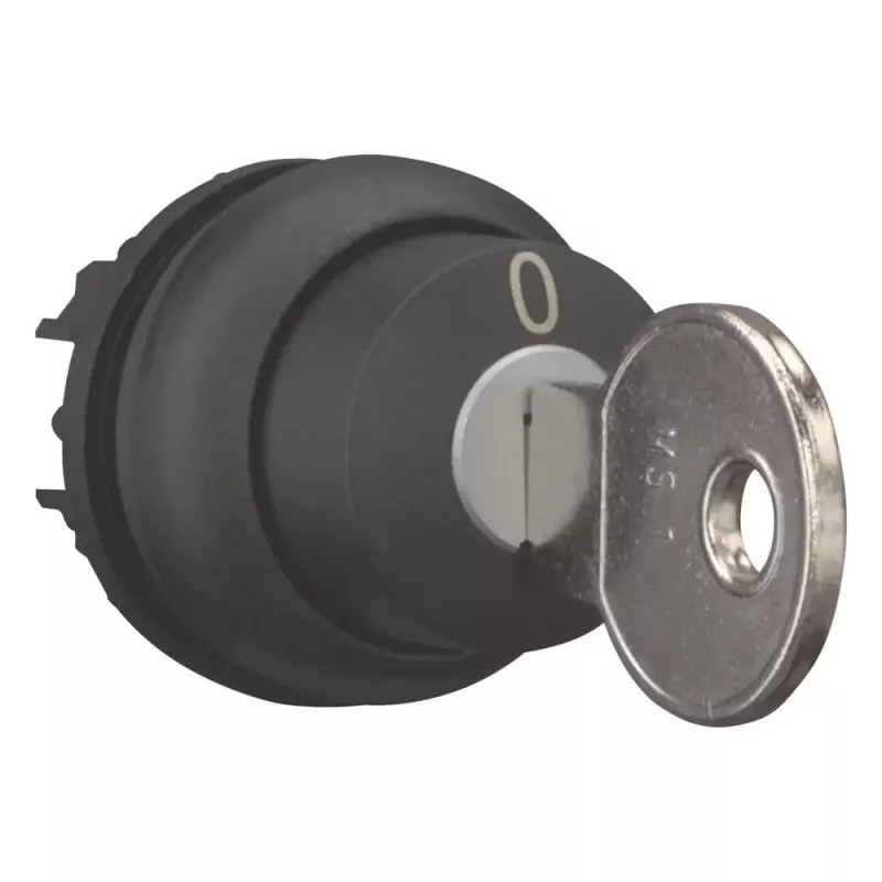 Eaton M22S-WRS atslēgas selektora slēdža aktuatore, 2 pozīcijas, fiksējošs, melna 216889