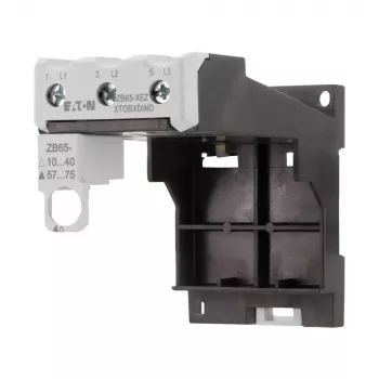 Eaton ZB65-XEZ motora aizsardzības releja ligzda, DIN sliedes/skrūvju montāža, 3-polu, 690V AC 278474