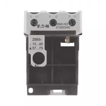Eaton ZB65-XEZ motora aizsardzības releja ligzda, DIN sliedes/skrūvju montāža, 3-polu, 690V AC 278474