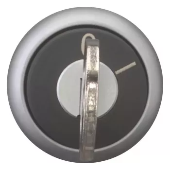 Eaton M22-WRS-MS2 atslēgas selektors, 2 pozīcijas, fiksējošs, titāna priekšējais gredzens, MS2 atslēga, 22,5 mm montāža 111778