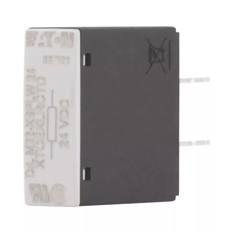 Eaton DILM32-XSPLW24 slāpējošais rezistors DILM17-DILM32 kontaktoriem, 24V AC/DC, 1,2 kΩ, spraudņa tipa 112419
