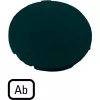Eaton M22-XD-S-D4 melna marķējuma plāksnīte avārijas apstādināšanas pogām, 22,5 mm 218186