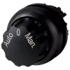 Eaton Moeller M22 3 pozīciju pārslēga aktuators, melns plastmasas priekšgredzens, fiksējošs, 22,5 mm 226839