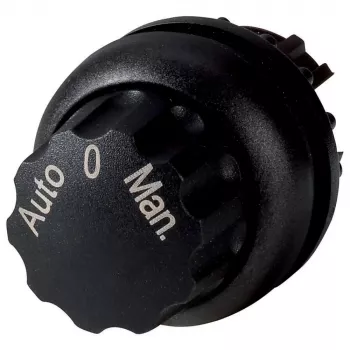 Eaton Moeller M22 3 pozīciju pārslēga aktuators, melns plastmasas priekšgredzens, fiksējošs, 22,5 mm 226839