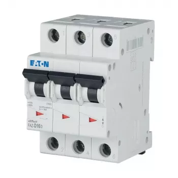 EATON FAZ-D16/3 automātiskais slēdzis 16A 3-poliem D-raksturlīkne 6kA 278896
