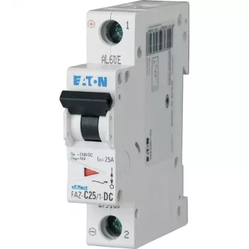 Eaton FAZ-C6/1-DC automātiskais slēdzis 1-polārs 6A C tips 110V DC 279125