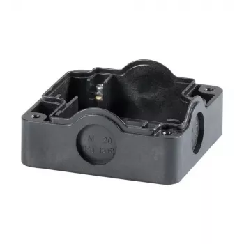 Eaton 229753 pamatplāksne sadales kārbai, skrūvējama, melna, 85 x 85 x 101 mm