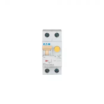 Eaton PXK-B13/1N/003-A RCBO, 13 A, 30 mA, 1P+N, B raksturlīkne, 10 kA, 230 V AC, DIN sliedei, 2 moduļi 236947