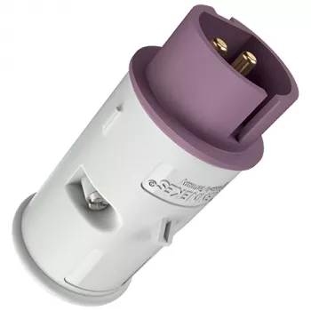 MENNEKES 629A 16A 2P 25V IP44 dzeltens rūpnieciskais kontaktdakša