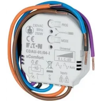 Eaton xComfort CDAU-01/04-I bezvadu dimmera aktuatore, iestrādājama, 1 kanāla, 400W 182444