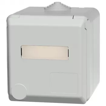 MENNEKES Cepex sienas kontaktligzda 16A 5-polāra 6h 400V IP44 sarkana 4135