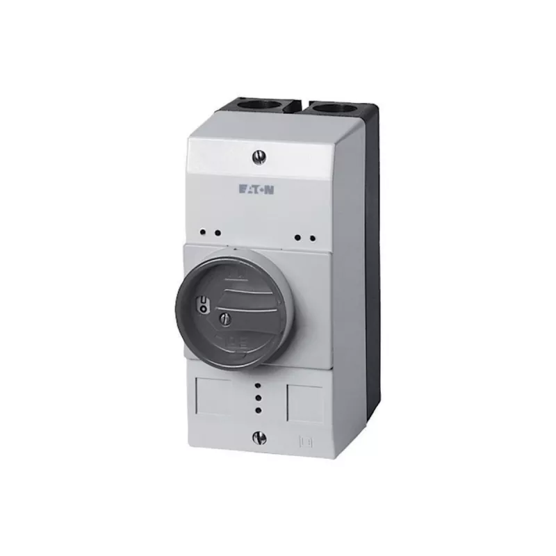 Eaton CI-PKZ0-GM tukšs korpuss ar rotējošo slēdzi, 158 x 80 x 126 mm, melns/pelēks 260089