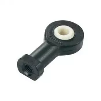 REELY KBRM05 M4 plastmasas lodveida savienojuma gals ar iekšējo vītni, igubal®, M4, 5 mm urbums, bez apkopes