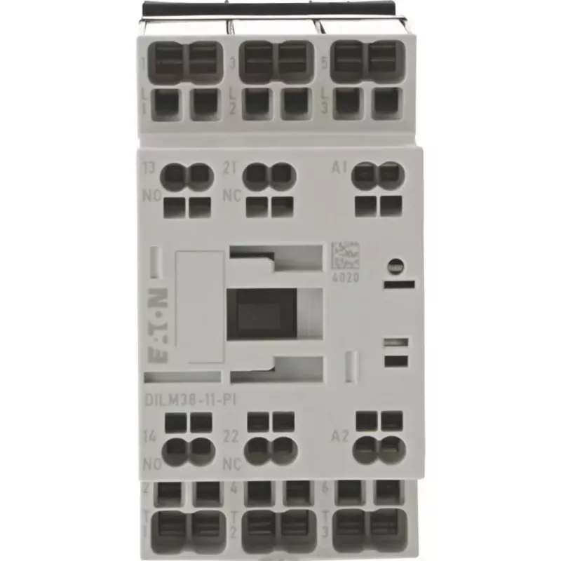 Eaton DILM38-11(RDC24) 3-polu kontaktors, 38 A AC-3, 24 V DC spole, 1NO+1NC 199298