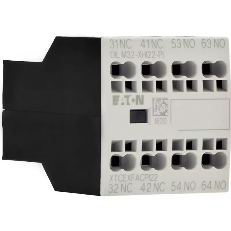 Eaton DILM32-XHI22 palīgkontaktu bloks, 2NO+2NC, priekšējā montāža, skrūvju spailes 199311