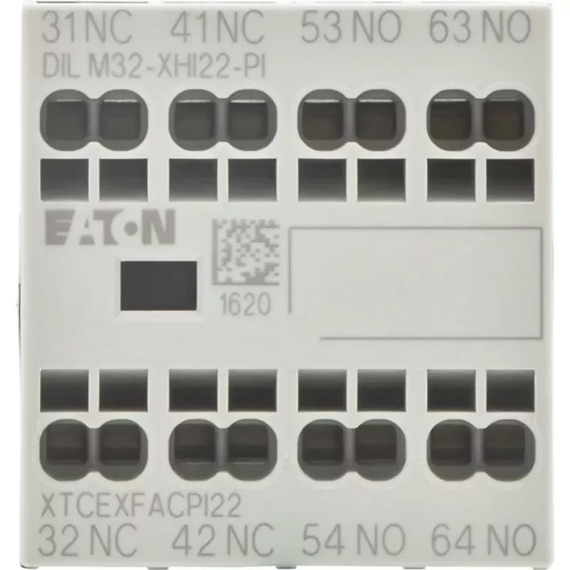 Eaton DILM32-XHI22 palīgkontaktu bloks, 2NO+2NC, priekšējā montāža, skrūvju spailes 199311
