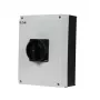 Eaton P3-100/I5/SVB-SW/HI11 3-polige hoofdschakelaar 100 A, opbouw, IP65, rood/gele draaiknop, vergrendelbaar, 1NO+1NC 207375
