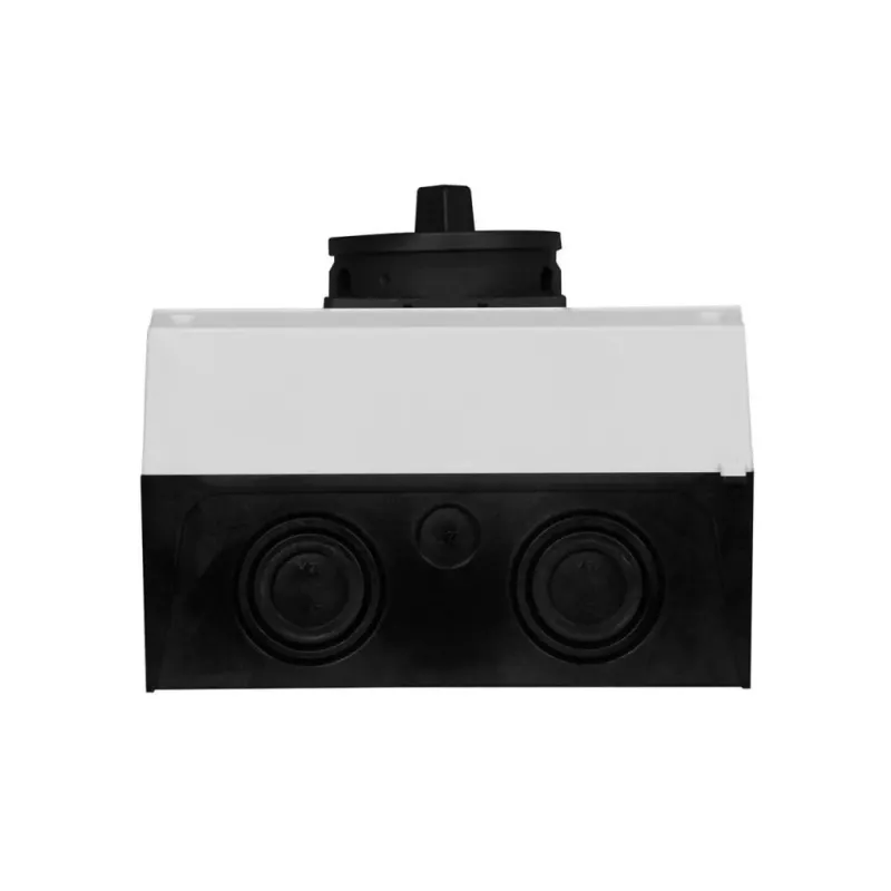 Eaton P3-100/I5/SVB-SW/HI11 3-polige hoofdschakelaar 100 A, opbouw, IP65, rood/gele draaiknop, vergrendelbaar, 1NO+1NC 207375