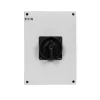 Eaton P3-100/I5/SVB-SW/HI11 3-polige hoofdschakelaar 100 A, opbouw, IP65, rood/gele draaiknop, vergrendelbaar, 1NO+1NC 207375