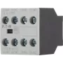 Eaton DILA-XHI31 palīgkontaktu bloks, 3 NO + 1 NC, skrūvju spailes, priekšējā montāža, melns/balts 276427