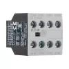 Eaton DILA-XHI31 palīgkontaktu bloks, 3 NO + 1 NC, skrūvju spailes, priekšējā montāža, melns/balts 276427