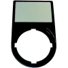 Eaton M22S-ST-X93 apzīmējumu plāksnītes turētājs I 0 II, melns 216486