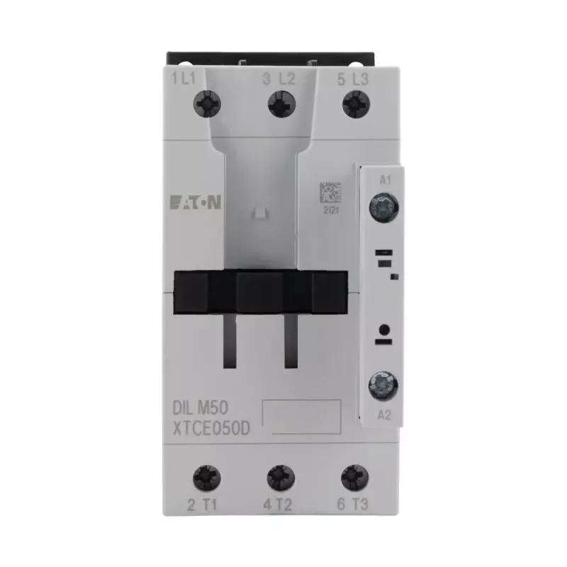Eaton DILM50(RDC24) trīspolu kontaktorс, 24 V līdzstrāvas spole, 50 A AC-3, 22 kW, 1NO+1NC 277844