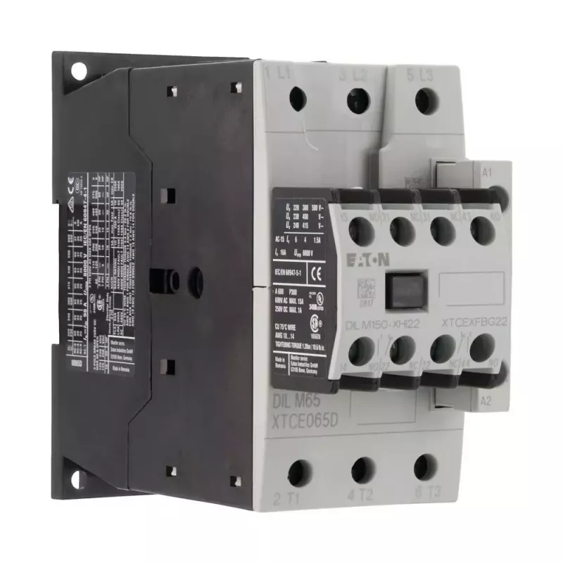 Eaton DILM65-22 jaudas kontaktors 30kW 400V AC 230V 50Hz 3-poliem 2NO 2NC 277926