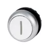 Eaton M22-D-W-X1 uzspiedējpogas aktuatore ar baltu pogu, melnu apmali, momentāna, 22,5 mm 216611