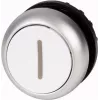 Eaton M22-D-W-X1 uzspiedējpogas aktuatore ar baltu pogu, melnu apmali, momentāna, 22,5 mm 216611