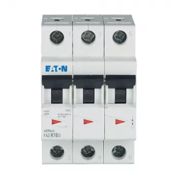 Eaton FAZ-K16/3 16 A trīspolu automātiskais slēdzis ar K raksturlīkni 278911