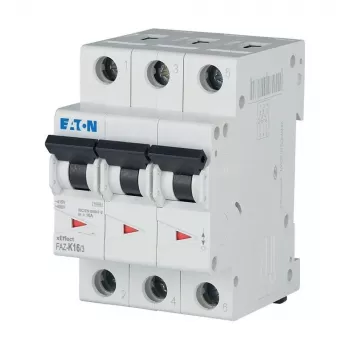 Eaton FAZ-K16/3 16 A trīspolu automātiskais slēdzis ar K raksturlīkni 278911