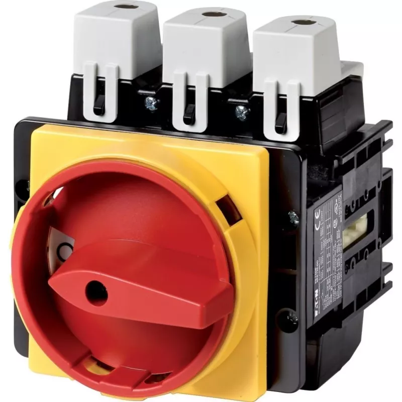 Eaton P5-160/EA/SVB 3-polų pagrindinis jungiklis 160 A, 690 V AC, IP65, raudona rankena 280922